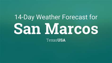 10 day forecast for san marcos tx